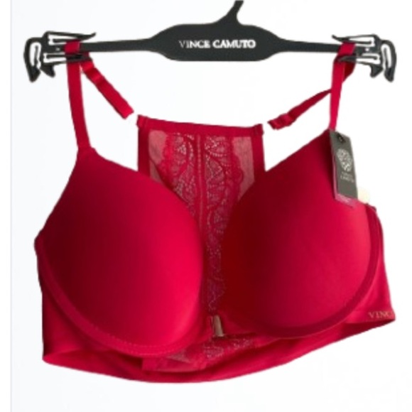Vince Camuto Other - Vince Camuto Red Lace Racerback Bra